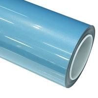 Gloss Metallic Porsche Ice Blue Vinyl PET Liner