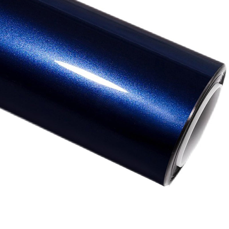 Gloss Metallic Portimand Blue Vinyl Wrap PET Liner