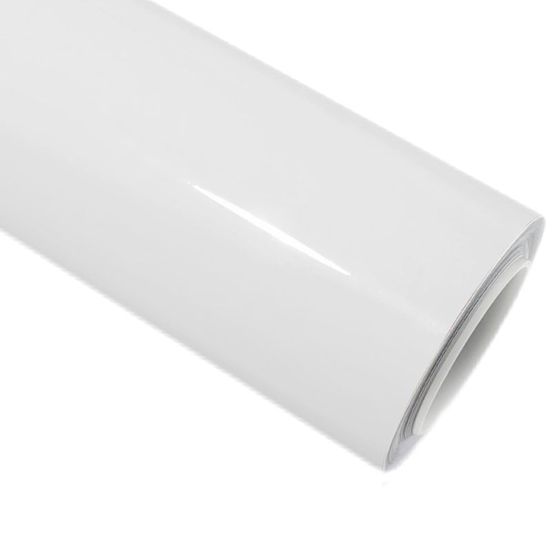 Suple Gloss Piano White Vinyl Wrap PET Liner