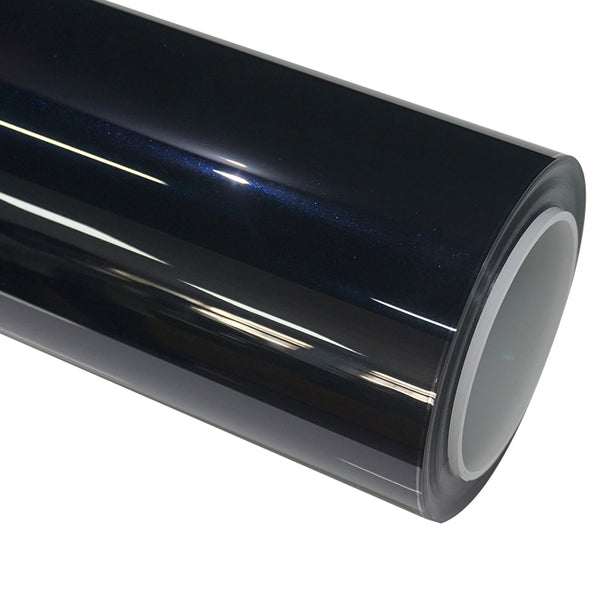 Gloss Metaiilc Spar Blue Black Vinyl Color Shift PET Liner – Car