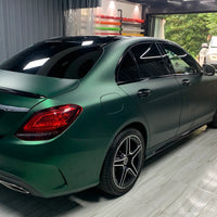 Satin Matte Chrome Venom Green Color TPU PPF
