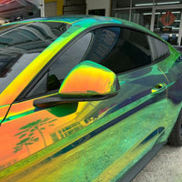 Rainbow Chrome Green Vinyl Wrap