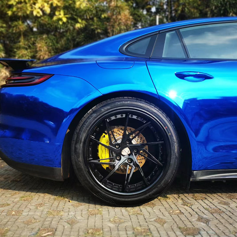 Super Chrome Mirror Blue Wrap