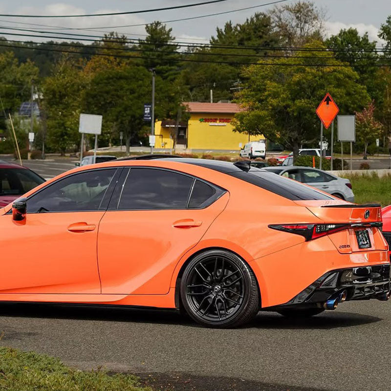 TPU Metallic Flame Copper Brown Car Wraps