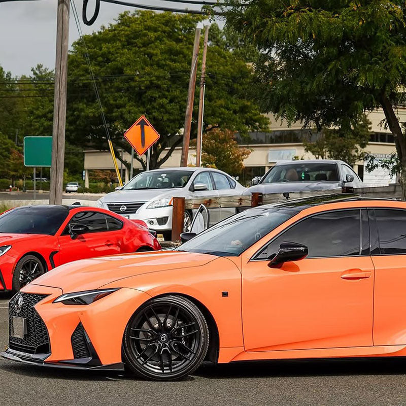 TPU Metallic Flame Copper Brown Car Wraps