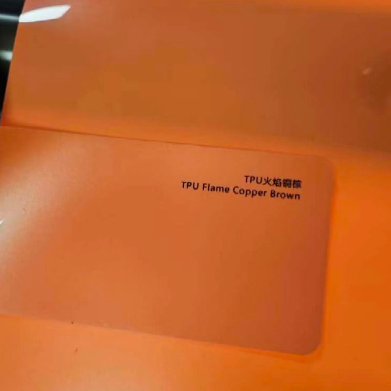 TPU Metallic Flame Copper Brown Car Wraps