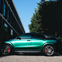 TPU Glossy Grass Green Red Car PPF