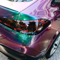 TPU Glossy Grass Green Red Car PPF