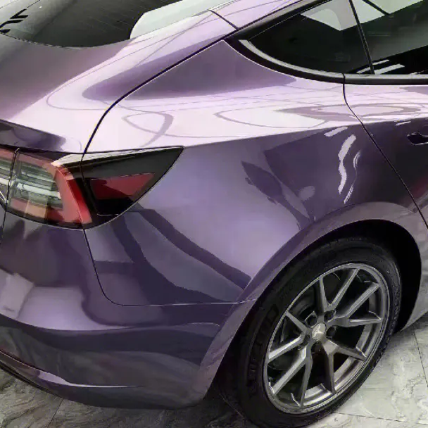 TPU Gray Violet Purple Car Vinyl Wrap Paint Protection Film