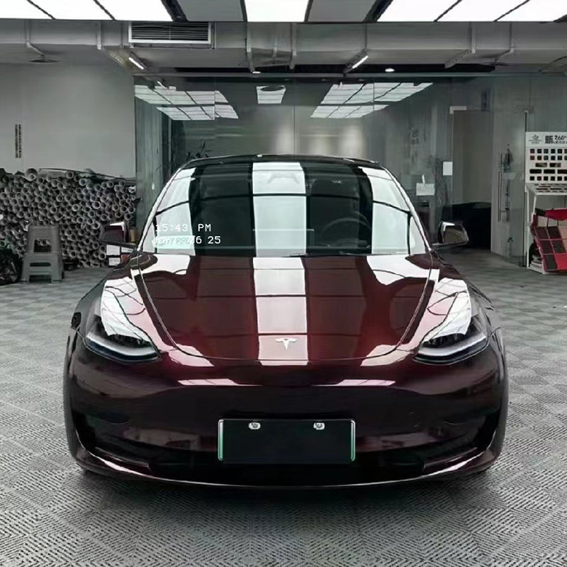 TPU Metal Black Rose Car Wrapping