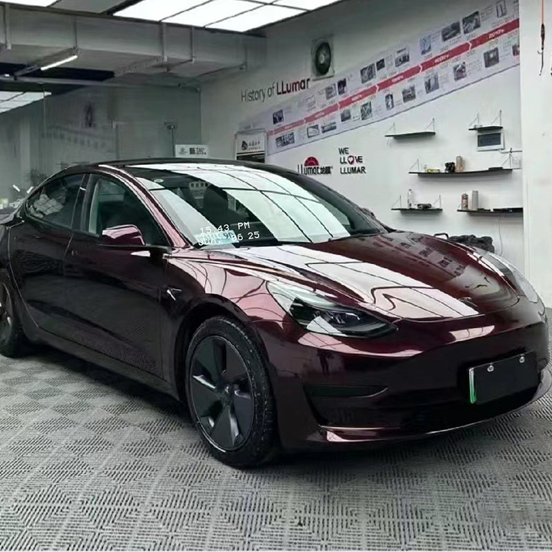 TPU Metal Black Rose Car Wrapping