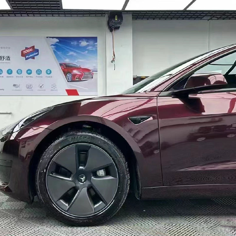 TPU Metal Black Rose Car Wrapping