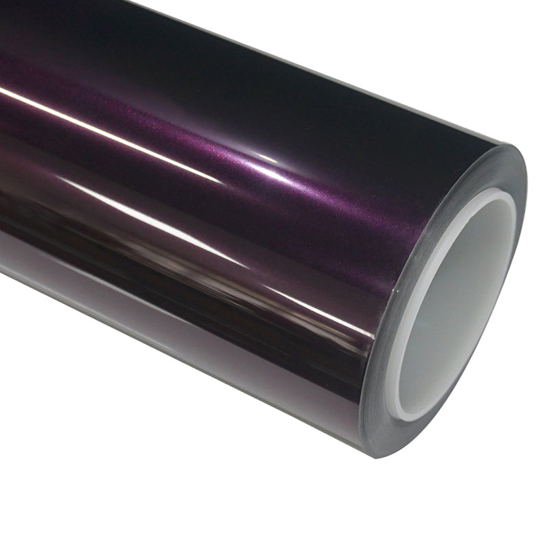 Super Gloss Magic Black Purple Color TPU PPF