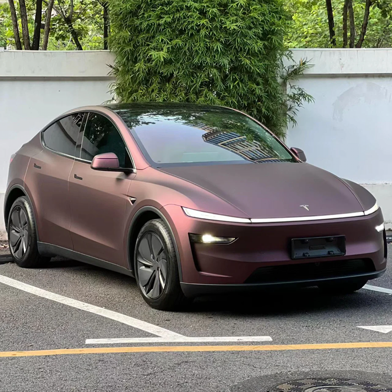Color TPU PPF Ultra Matte Chrome Purple Car Wrap