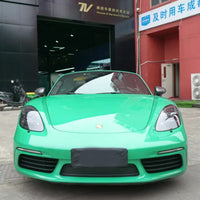 TPU Retro Green Vinyl Wraps Paint Protection Film