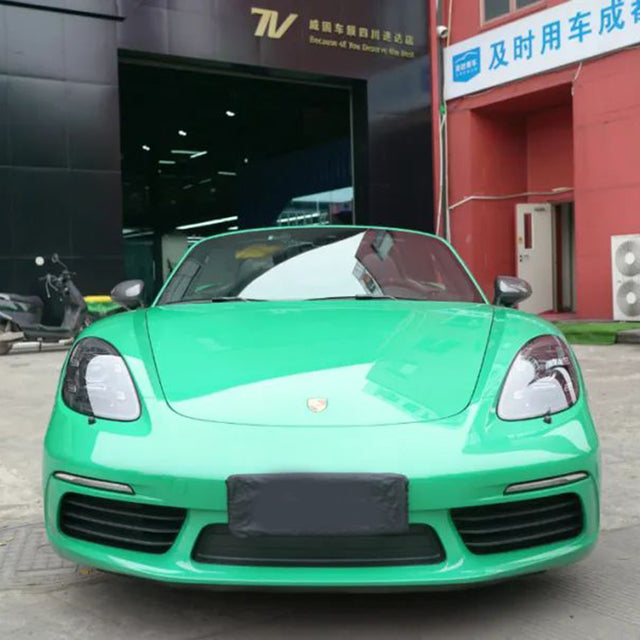 TPU Retro Green Vinyl Wraps Paint Protection Film