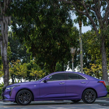 Heavy Metallic Matte Purple Car Wraps