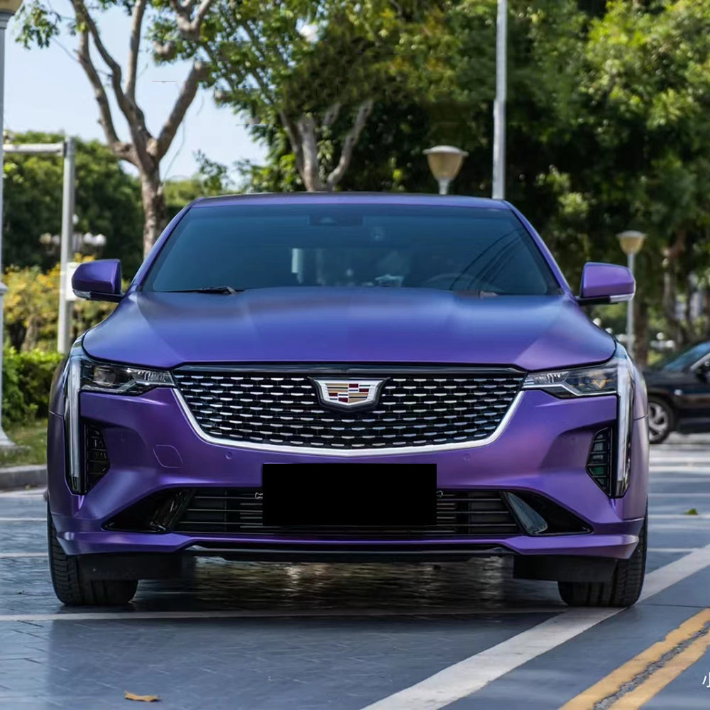 Heavy Metallic Matte Purple Car Wraps