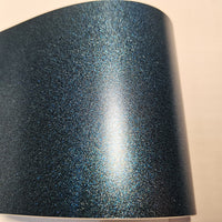 Heavy Metallic Matte Storm Blue Vinyl Sheets