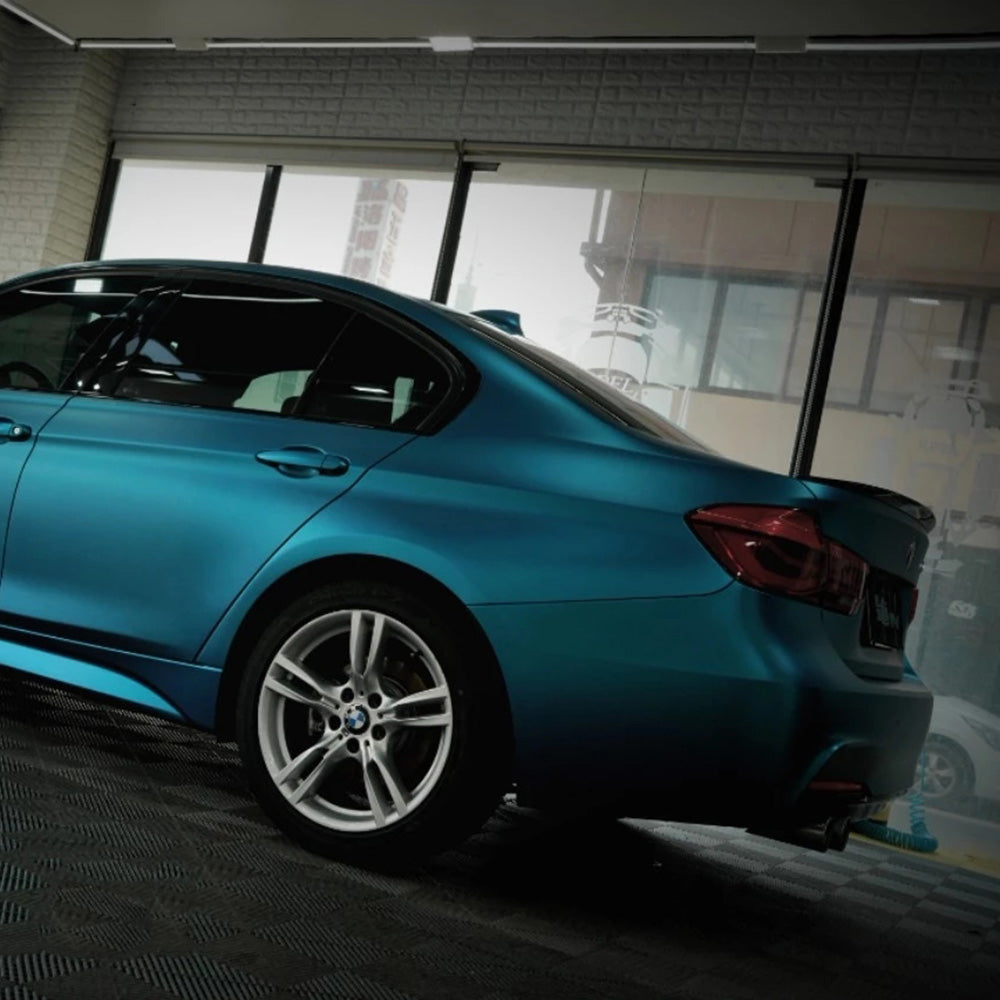 Matte Heavy Metallic Sea Blue Car Color Wrap
