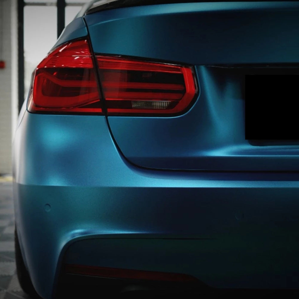 Matte Heavy Metallic Sea Blue Car Color Wrap