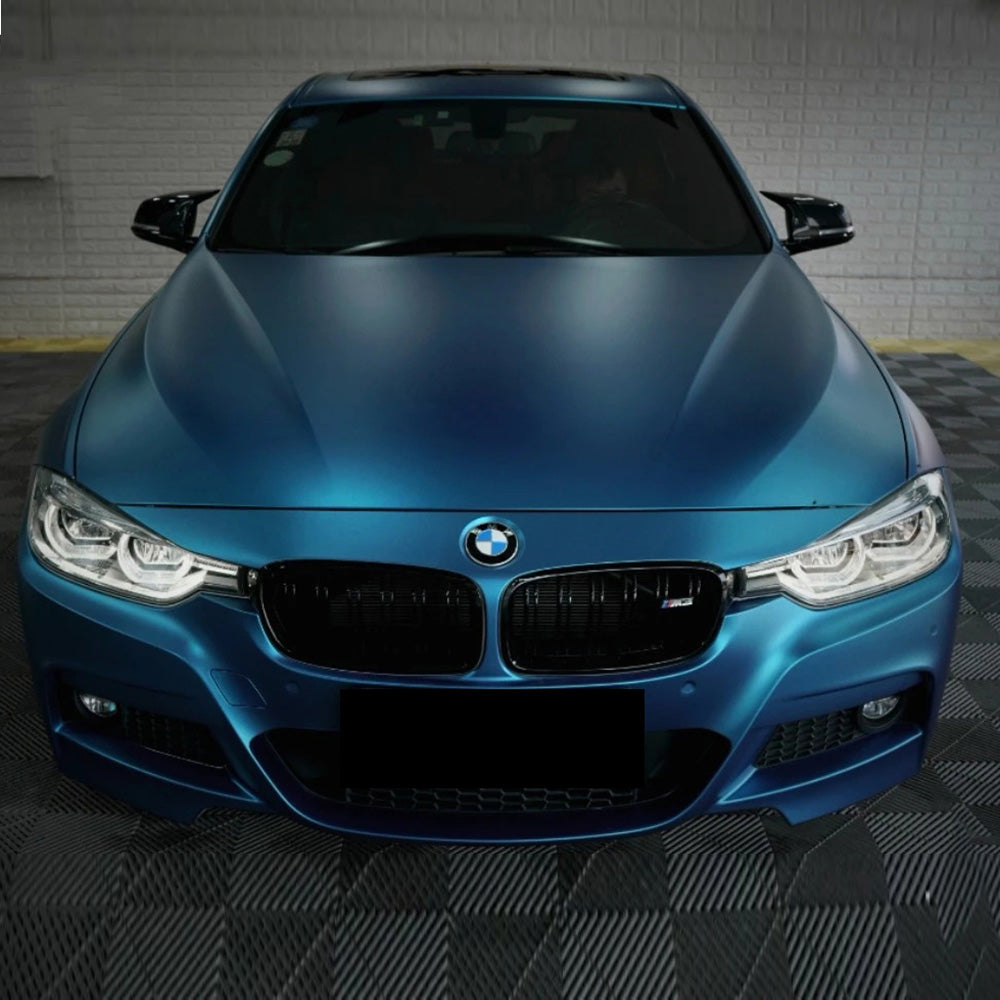 Matte Heavy Metallic Sea Blue Car Color Wrap