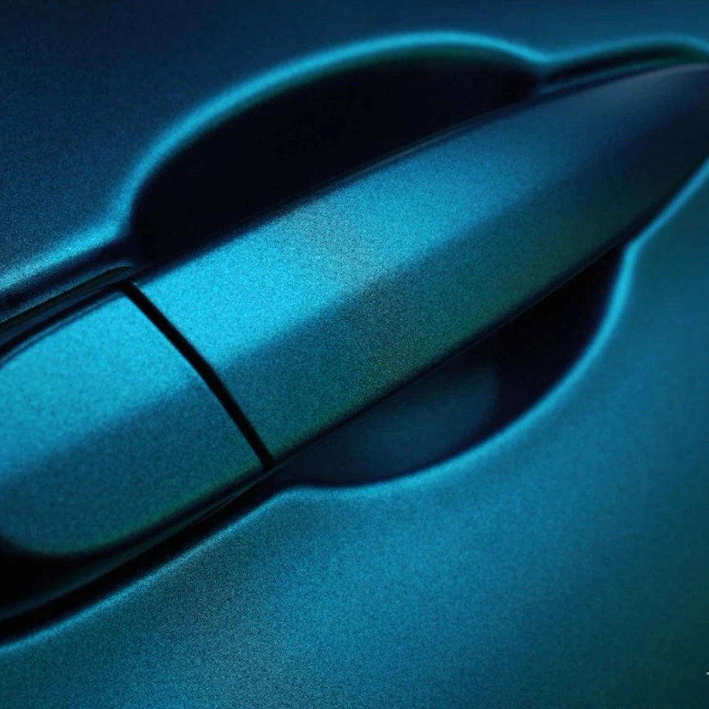 Matte Heavy Metallic Sea Blue Car Color Wrap