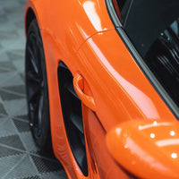 Suple Gloss Flame Orange Vinyl Wrap PET Liner