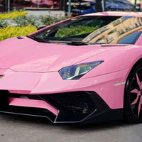 Suple Gloss Pink Vinyl Wrap Car PET Liner