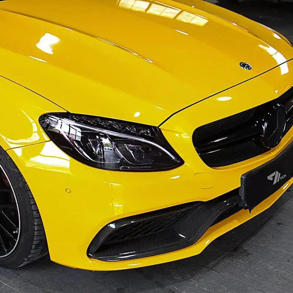 Suple Gloss Sunflower Yellow Vinyl Wrap Near Me PET Liner