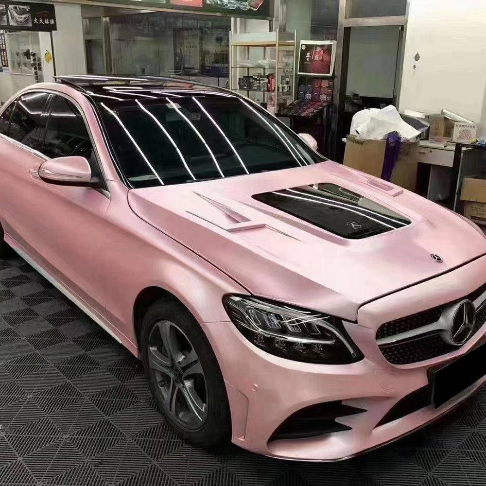 Matt pink deals car wrap