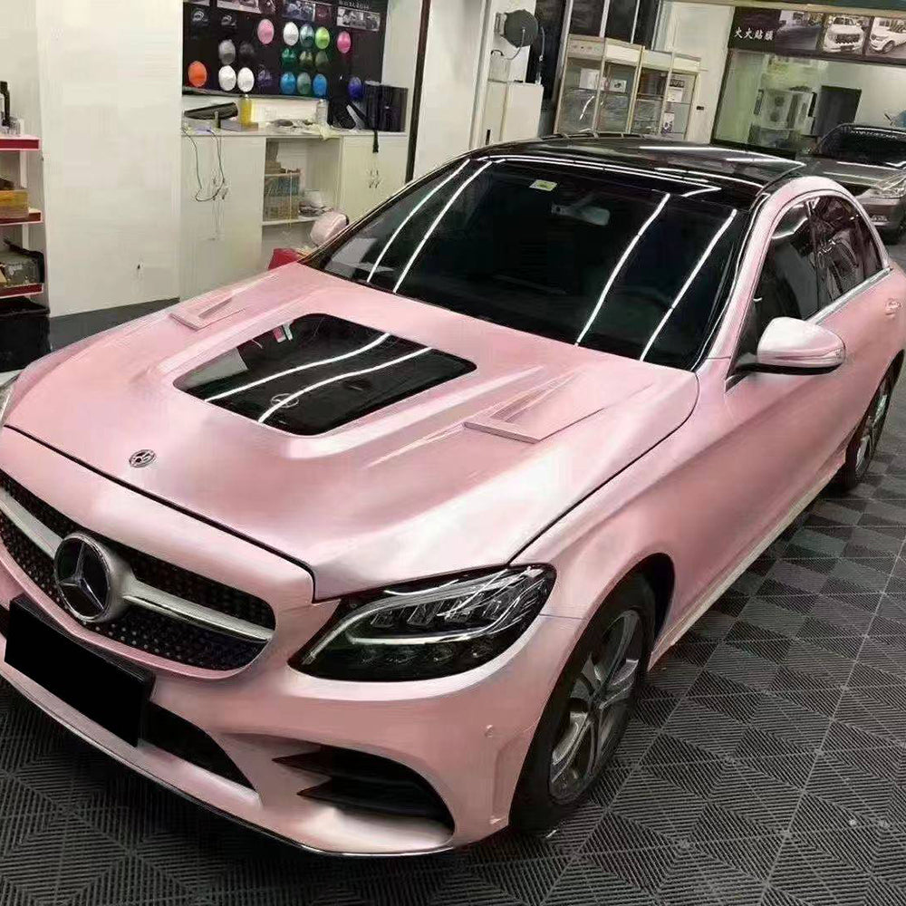 Pearl Metallic Sakura Pink Car Wrap Film – Car Vinyl Supplier