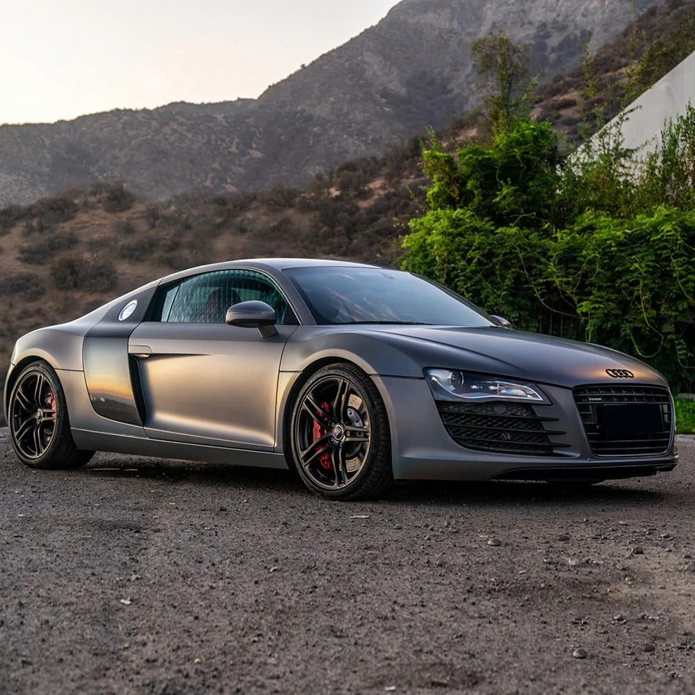 Super Matte Laser Gray Car Vinyl