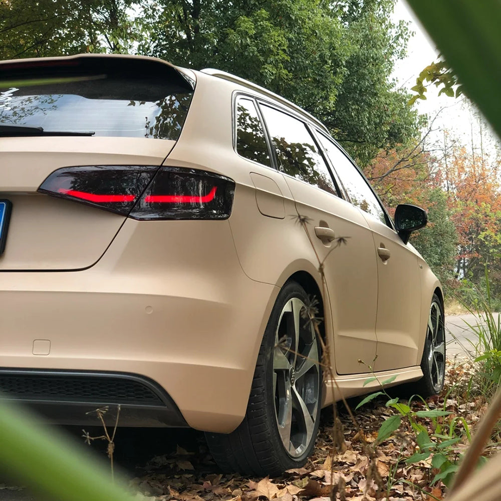 Super Matte Light Brown Vehicle Wrap – Car Vinyl Supplier