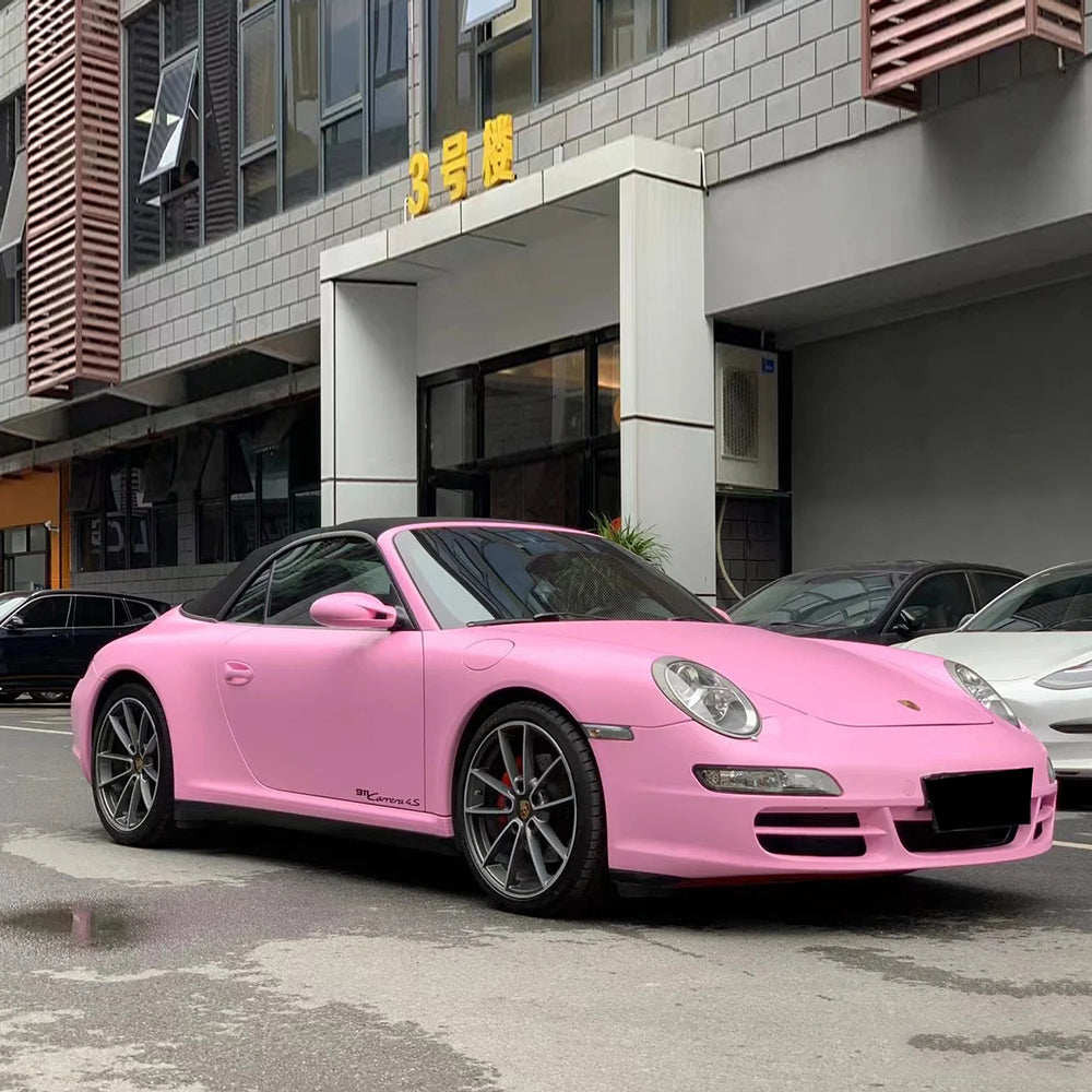 Super Matte Satin Pink Wrap Vinyl