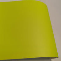 Super Matte Yellow Chartreuse Vinyl Wrap