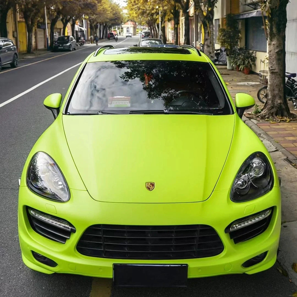 Super Matte Yellow Chartreuse Vinyl Wrap