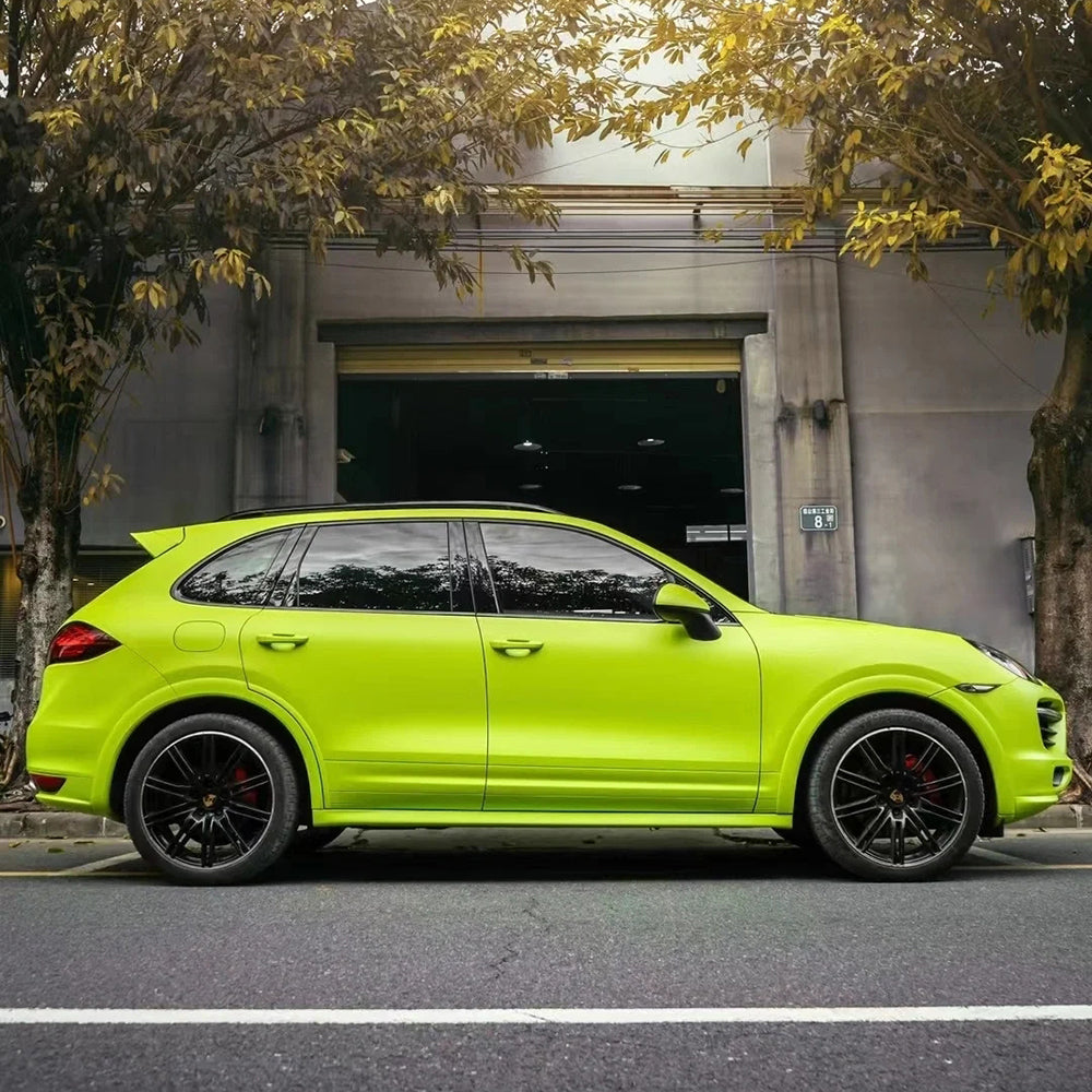 Super Matte Yellow Chartreuse Vinyl Wrap