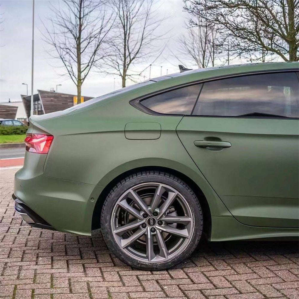 Super Matte Satin Military Green Car Wrap